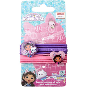 Gabby's Dollhouse Hair Accessories élastiques à cheveux 8 pcs