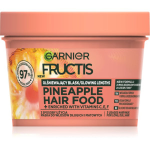 Garnier Fructis Pineapple Hair Food Hårmask för kluvna hårtoppar 400 ml