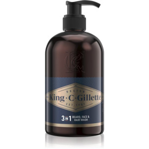 Gillette King C. Beard & Face Wash beard shampoo 350 ml