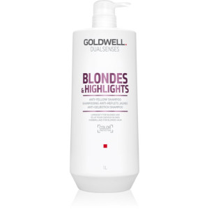 Goldwell Dualsenses Blondes & Highlights Shampoo til blond hår til at neutralisere gule toner 1000 ml