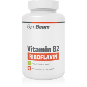 GymBeam Vitamin B2 (Riboflavin) capsule pentru sistemul nervos 78 g