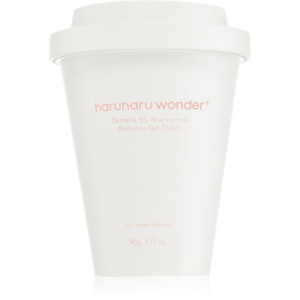 Haruharu Wonder Centella 5% Niacinamide Radiance Gel Cream gel crema deschisa pentru uniformizarea nuantei tenului 90 g