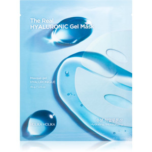 Holika Holika The Real Hyaluronic Gel Mask masque hydratant en tissu texture gel 35 g