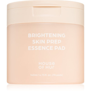 House of Hur Brightening Skin Prep Essence Pad toner pads voor Egalisatie van Huidtint 140 ml