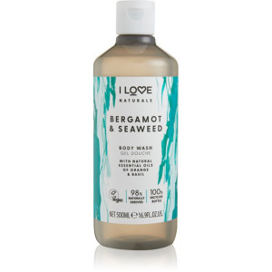 I Love Naturals Bergamot & Seaweed gel douche parfumé 500 ml