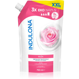 Indulona Rose savon liquide mains Recharge 750 ml
