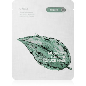 Isntree Real Mugwort kalmerende sheet mask voor Gevoelige en Geirriteerde Huid 1 st