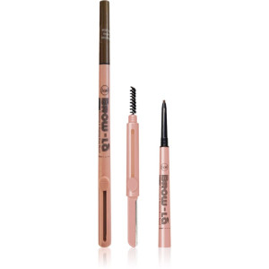 J.Cat Beauty Brow-LA crayon pour sourcils avec brosse teinte 104 Rich Brown 0.08 g