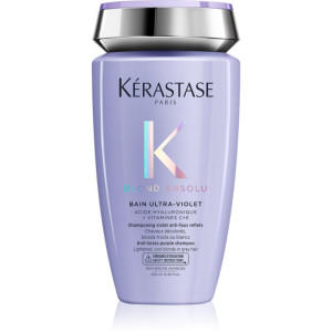Kérastase Blond Absolu Bain Ultra-Violet Shampoo-Bad für blondiertes Haar oder kaltblonde Strähnchen 250 ml