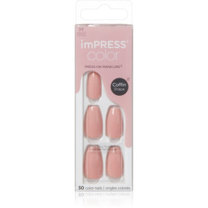 Kiss imPRESS Color Medium unghii artificiale Sumptuous 30 buc