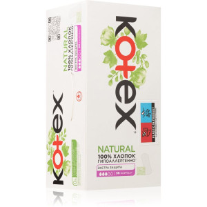 Kotex Natural Normal+ trusseindlæg 36 stk.