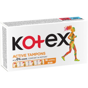 Kotex Active Normal tamponer 16 stk.
