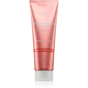 KUNDAL Protein Bonding Care Treatment kokonaisvaltainen hoito kuiville ja vaurioituneille hiuksille tuoksuva Violet Muguet 250 ml