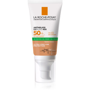 La Roche-Posay Anthelios XL Tonad mattifierande gel-kräm SPF 50+ 50 ml