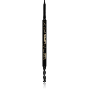 L.A. Girl Cosmetics Shady Slim crayon sourcils automatique avec brosse teinte Black 0.08 g