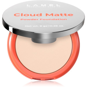 LAMEL Cloud Matte Powder Foundation Matterende Poeder Make-up Tint 02 Porcelain 8 g