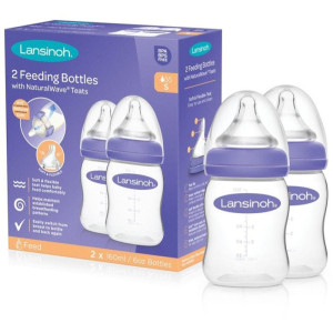 Lansinoh NaturalWave biberon 2x160 ml