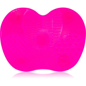 Lash Brow Silicone Make-up Brush Wash Matte Pink tapis de nettoyage pour brosses de maquillage taille S 1 pcs