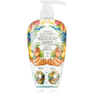 Rudy - Le Maioliche Sicilian Orange Blossom Line mousse de douche pour le bain 700 ml
