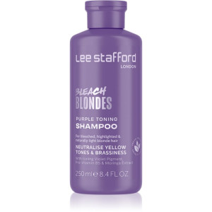 Lee Stafford Bleach Blondes Toning Shampoo Shampoo für blonde Haare neutralisiert gelbe Verfärbungen 250 ml