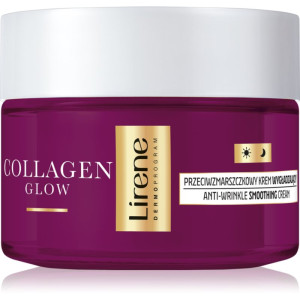 Lirene Collagen Glow 50+ Mjukgörande och åtstramande kräm för ansiktskonturer 50 ml