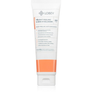 Lobey Body Care Tělový peeling s AHA kyselinami Body scrub met AHA Acids 200 ml