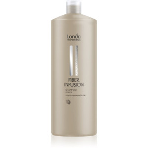 Londa Professional Fiber Infusion Shampoo hellävarainen shampoo vaurioituneille ja värjätyille hiuksille 1000 ml