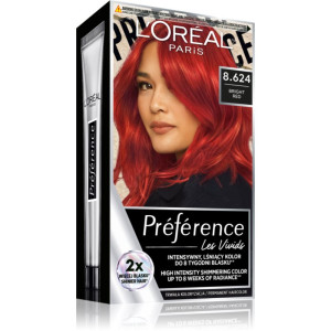 L’Oréal Paris Préférence Vivids Hårfarve Skygge 8.624 bright red 1 stk.