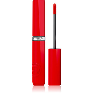 L’Oréal Paris Infaillible Laque Resistance Langaanhoudende Vloeibare Lippenschift toevoeging van Hydratatie en Glans Tint 410 Rouge Poppy 4.3 ml