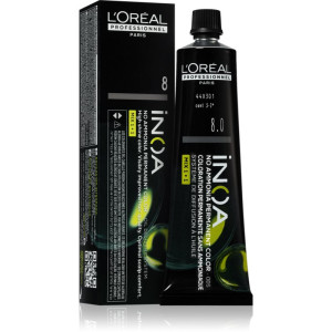 L’Oréal Professionnel Inoa Permanent hårfärgningsmedel Ammoniak-fri Skugga 8.0 60 ml