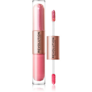 Revolution Double Up lichid fard ochi 2 in 1 culoare Blissful Pink 2x2.2 ml