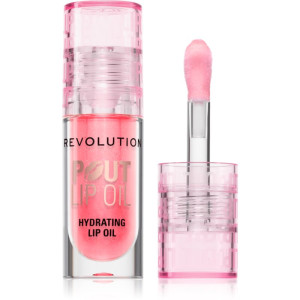 Revolution Pout Lip huile à lèvres pour un effet naturel teinte Pink Shimmer 3 ml