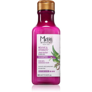 Maui Moisture Revive & Hydrate + Shea Butter & Aloe Vera Fuktgivande och återvitaliserande schampo för torrt och skadat hår 385 ml