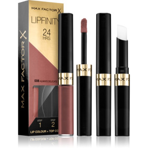 Max Factor Lipfinity Lip Colour Långvarigt läppstift Med balsam Skugga 006 Always Delicate 4,2 g