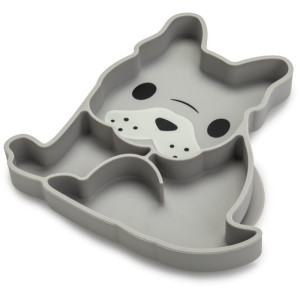 Melii Silicone Suction Plate farfurie cu ventuză Bulldog 1 buc