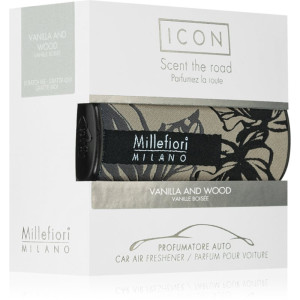 Millefiori Icon Vanilla & Wood auto luchtverfrisser 1 st