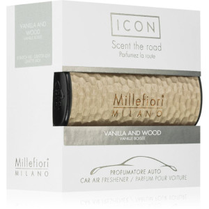 Millefiori Icon Vanilla & Wood luftfrisker til bil 1 stk.