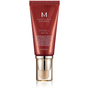Missha M Perfect Cover BB-voide korkea UV-suoja sävy No. 25 Warm Beige SPF42/PA+++ 50 ml
