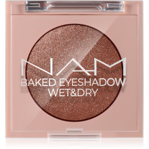 NAM Baked Eyeshadow glitter eyeshadow shade 03 Gold Rush 4 g