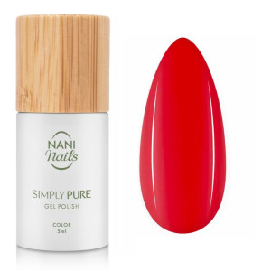NaniNails Simly Pure Gel Nagellak voor UV/LED Lamp Tint  Fresh Red 5 ml
