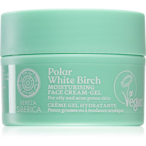 Natura Siberica Polar White Birch Hydraterende Gelcrème voor Vette en Problematische Huid 50 ml