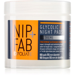 NIP+FAB Glycolic Fix Extreme puhdistuslaput yöksi 60 kpl