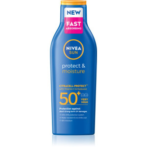 NIVEA SUN Protect & Moisture Hydrating solmælk SPF 50+ 200 ml