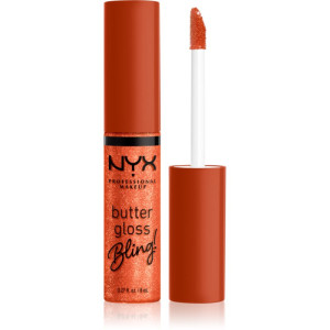 NYX Professional Makeup Butter Gloss Bling lip gloss strălucitor culoare 06 Shimmer Down 8 ml