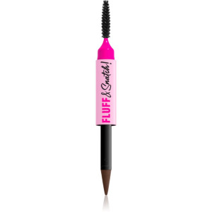 NYX Professional Makeup Fluff & Snatch creion pentru sprancene cu efect de pulbere culoare Brunette 1 g