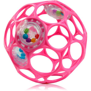 Oball Rattle rammelaar 0 m+ Dark pink 1 st