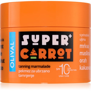 Super Carrot Tanning Jam Fórmula Para Un Bronceado Rápido Y Duradero Spf 10 100 Ml