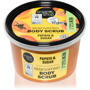 Organic Shop Organic Papaya & Sugar Kroppsskrubb socker 250 ml