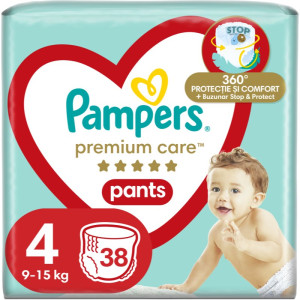Pampers Premium Care Pants Maxi Size 4 engångsbyxor för blöjor 9-15 kg 38 st.