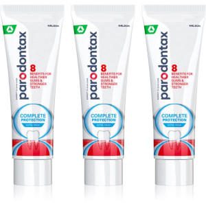 Parodontax Complete Protection Extra Fresh fluoria sisältävä hammastahna hampaiden ja ikenien terveyden tueksi 3x75 ml